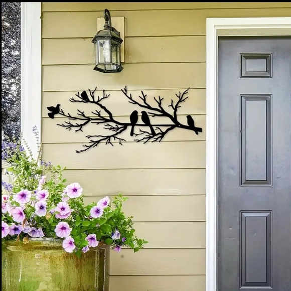 COPY - Black Wood or Metal Bird Wall Art Decor - Picture 2 of 9